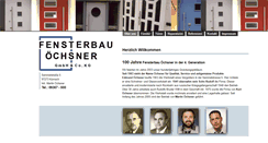 Desktop Screenshot of fensterbau-oechsner.de